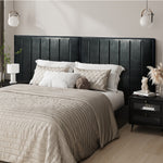 Bed Frame Headboard Double Queen King Bedhead Black Leather