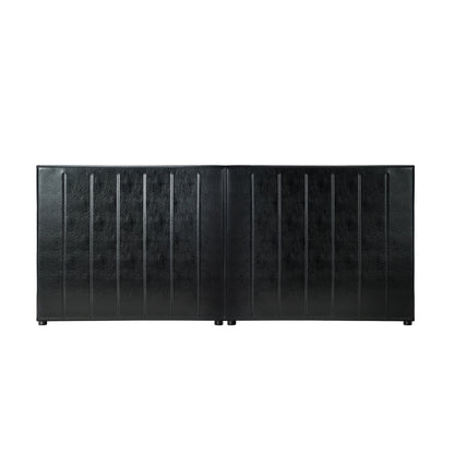 Bed Frame Headboard Double Queen King Bedhead Black Leather