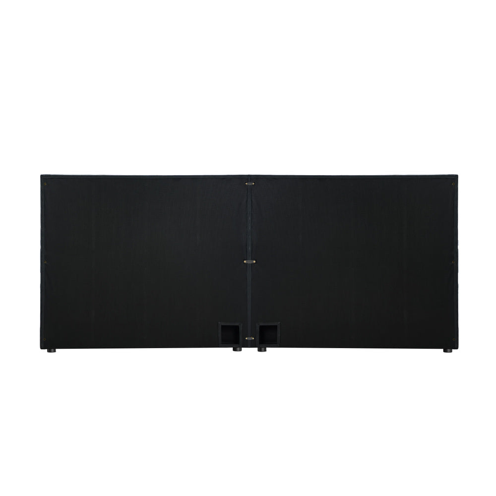 Bed Frame Headboard Double Queen King Bedhead Black Leather