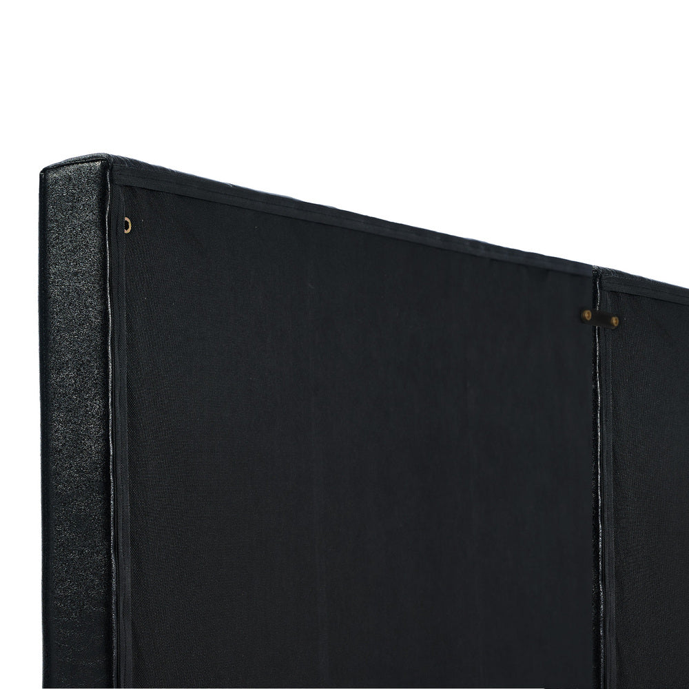 Bed Frame Headboard Double Queen King Bedhead Black Leather