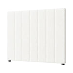Bed Frame Headboard Double Queen King White Boucle