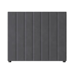 Bed Frame Headboard King Single Size Grey Velvet