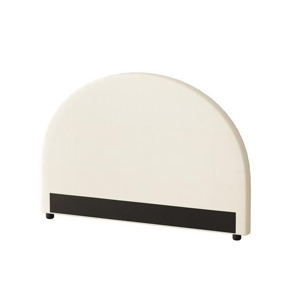  Bed Head Double Size Headboard Fabric Beige