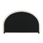 Bed Head Double Size Headboard Fabric Beige