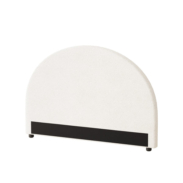  Bed Head Double Size Headboard Boucle White