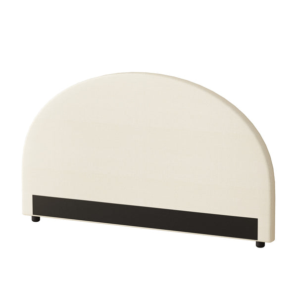  Bed Head King Size Headboard Fabric Beige