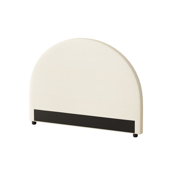  Bed Head King Single Headboard Fabric Beige