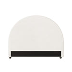 Bed Head King Single Headboard Boucle White