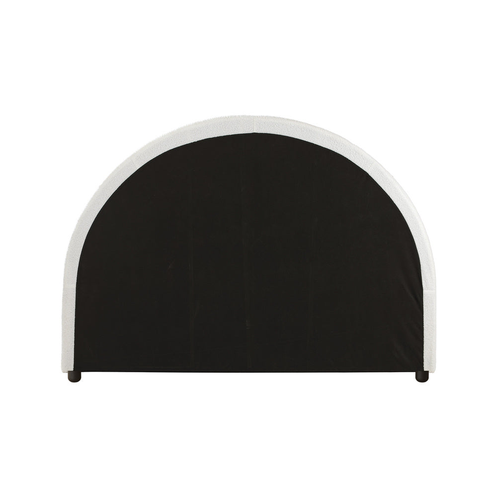 Bed Head King Single Headboard Boucle White