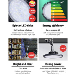 Led High Bay Lights 150W Ufo For Industrial Workshops