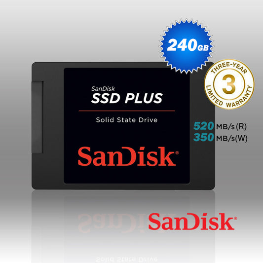 Ssd Plus 240Gb 2.5 Inch Sata Iii Ssd Sdssda-240G