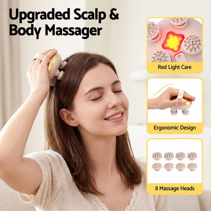Scalp Massager Rechargeable Waterproof IPX7 | HomeAndLiving - 5