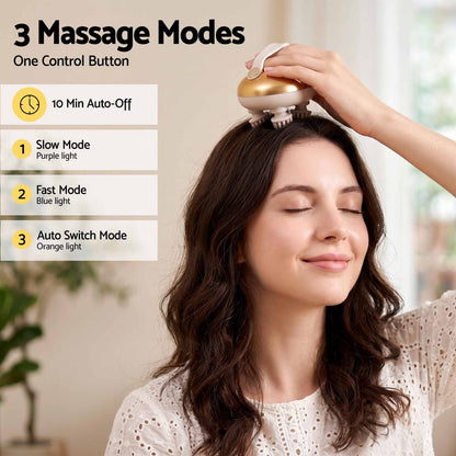 Scalp Massager Rechargeable Waterproof IPX7 | HomeAndLiving - 6