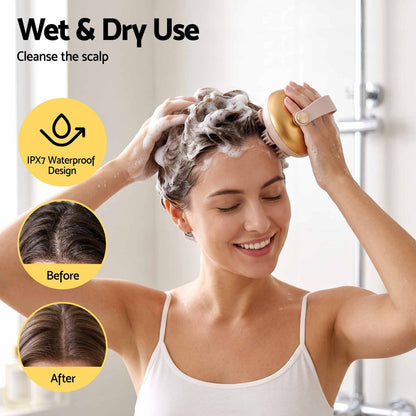Scalp Massager Rechargeable Waterproof IPX7 | HomeAndLiving - 8