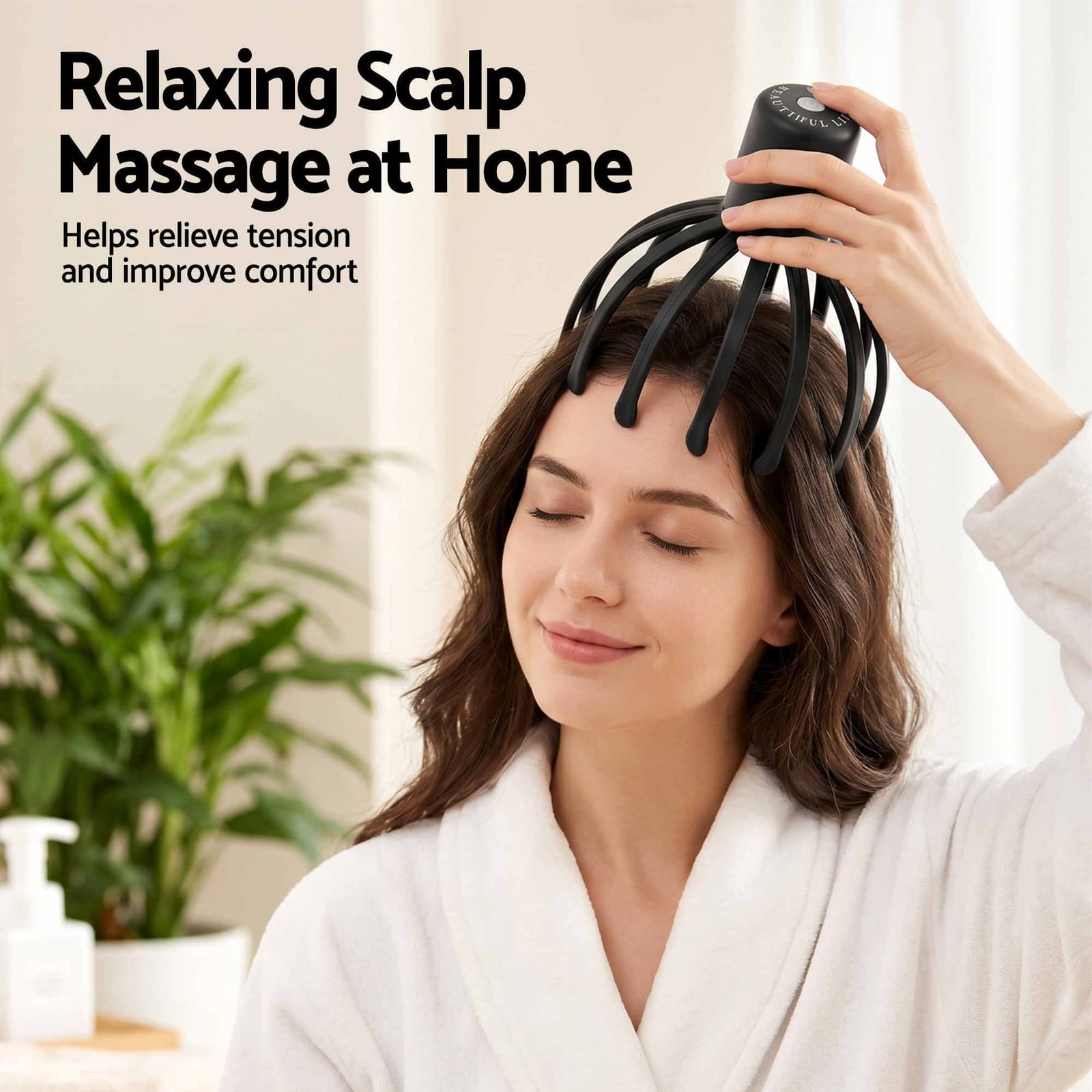 Electric Scalp Head Massager 3 Modes | HomeAndLiving - 5