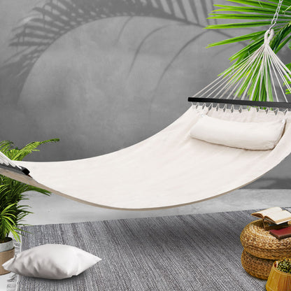 Hammock Bed Outdoor Camping Portable Hanging Chair 2 Person Piillow