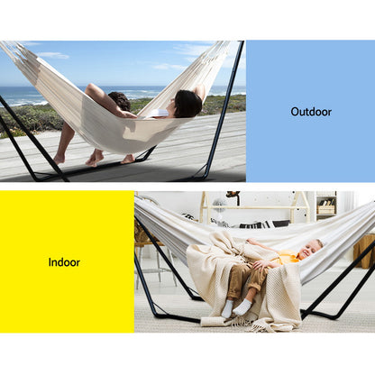Hammock Bed With Stand Outdoor Camping Hammocks Steel Frame