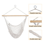 Hammock Chair Outdoor Hanging Camping Mesh Indoor Cream