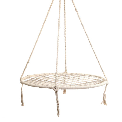 Hammock Chair Outdoor Tree Swing Nest Web Hanging Seat 100Cm