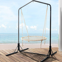 Hammock Chair With Stand Nest Web Outdoor Swing 100Cm