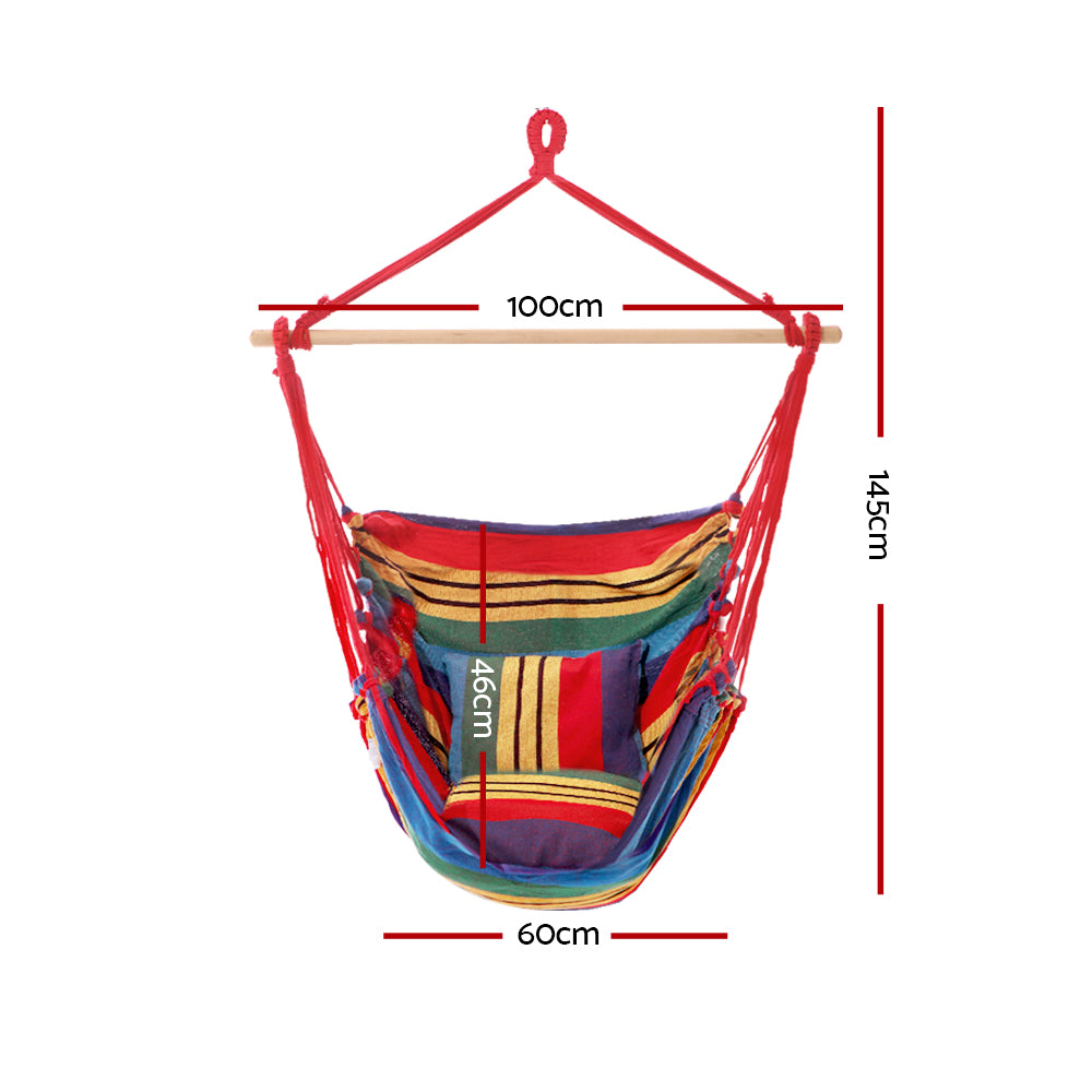 Hammock Chair Outdoor Camping Hanging Hammocks Cushion