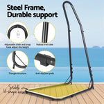 Hammock Chair Stand Heavy Duty Steel Frame Black