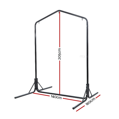 Hammock Chair Steel Stand 2 Person Double Outdoor Heavy Duty 200Kg