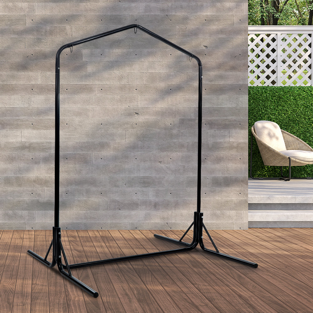 Hammock Chair Steel Stand 2 Person Double Outdoor Heavy Duty 200Kg