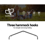 Outdoor Hammock Chair With Stand Cotton Swing Relax Hanging