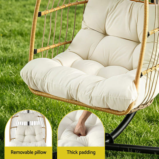 Foldable Outdoor Swing Chair 102x192cm