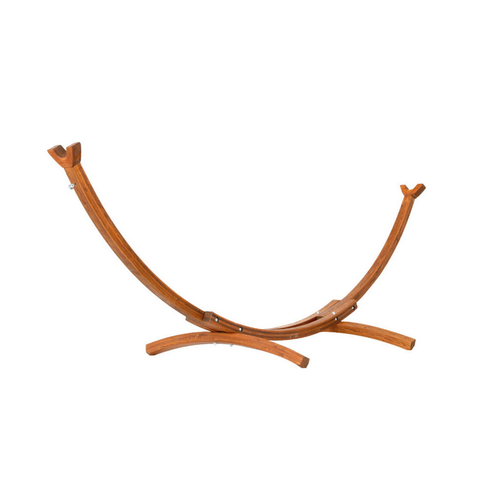 Hammock Bed Stand Larch Wood 315cm Length