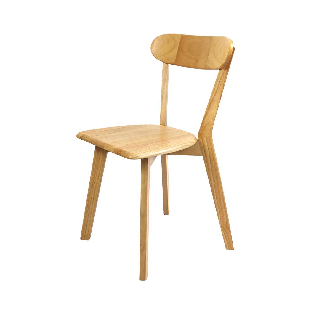 Functional 6x Dining Chairs Wooden Kitchen Chair  Scandi Inspired