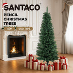 Versatile 1.5M 350 Tips Pencil Christmas Tree  Easy Assembly