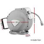 Water Hose Reel 10M Retractable Auto Rewind Garden Spray Gun