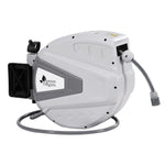 30M Water Hose Reel Retractable Auto Rewind Wall Mount Garden Spray Gun