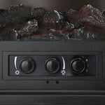 Vevare Electric Fireplace Heater Freestanding 3D Flame Effect 2000W