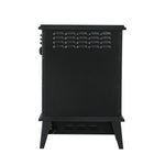 Vevare Electric Fireplace Heater 3D Flame Effect 2000W Freestanding