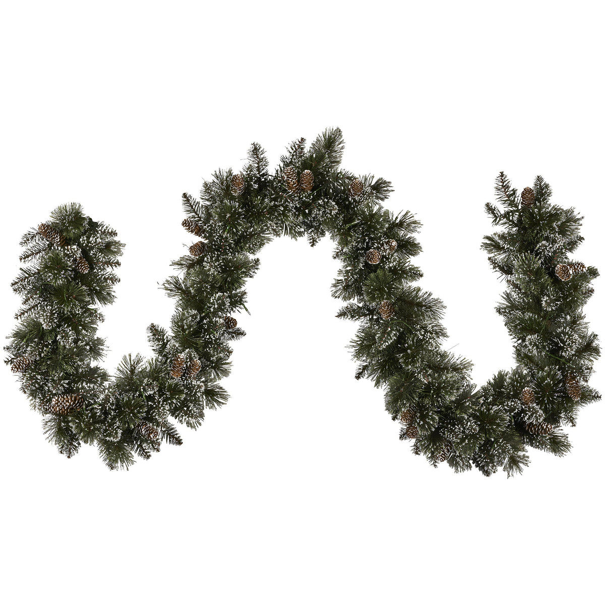 Christmas Garland Snow LED Lights