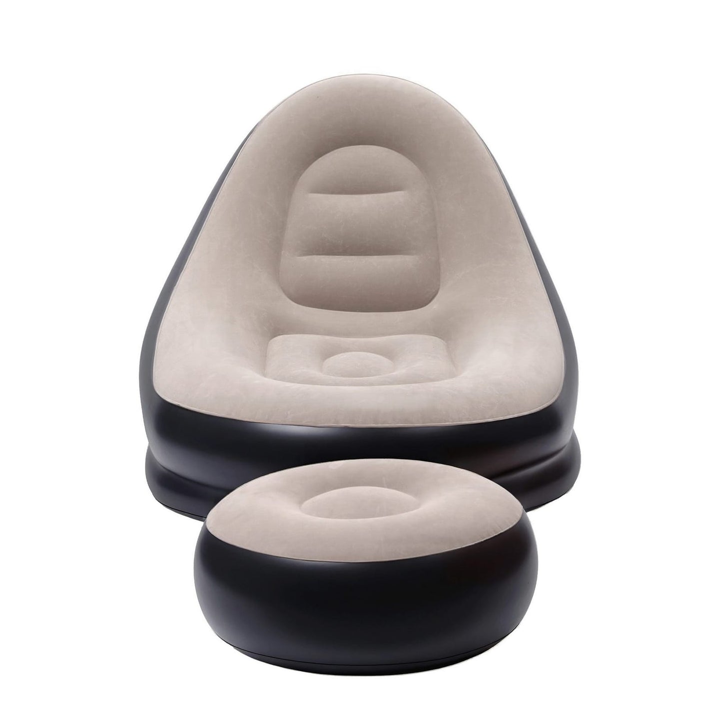Inflatable Chair Ottoman Set 60x75x90cm