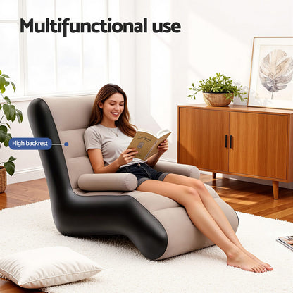 Inflatable Sofa Chair Portable 130x72x85cm