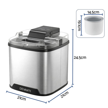 2L Ice Cream Maker Gelato Sorbet Machine | HomeAndLiving