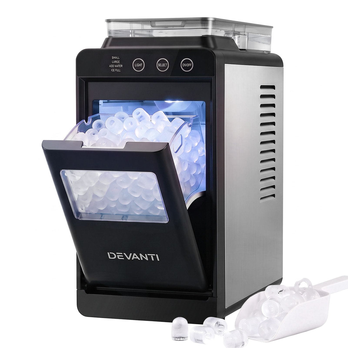 Compact Ice Maker Machine 17x31x38cm
