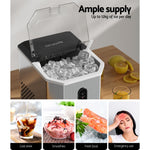 Stainless Steel Countertop Ice Maker 12kg Ice Cubes Portable Bar Machine