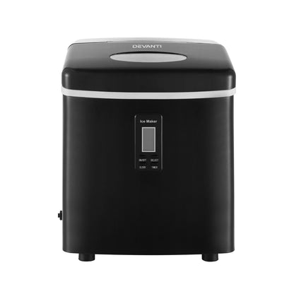 3.2L Portable Ice Cube Maker Machine Benchtop Counter Black