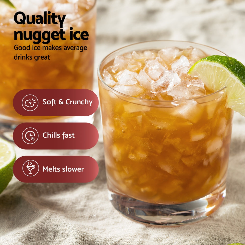 Ice Maker Machine 15kg Nugget Chewable Ice Cube