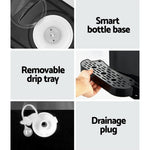 20kg 3 in 1 Ice Maker Machine Cold and Hot Water Dispenser 3L Silver