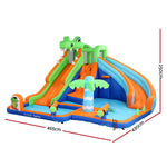 Kids Inflatable Pool Water Double Slide Park Jumping Castle 465X430CM