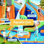 Kids Inflatable Pool Water Double Slide Park Jumping Castle 465X430CM