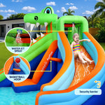 Kids Inflatable Pool Water Double Slide Park Jumping Castle 465X430CM