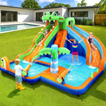 Kids Inflatable Pool Water Double Slide Park Jumping Castle 465X430CM